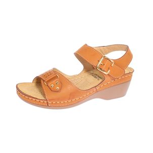 Sandalia Confort Camel Modelo Italiano Art. 5ask73337camel
